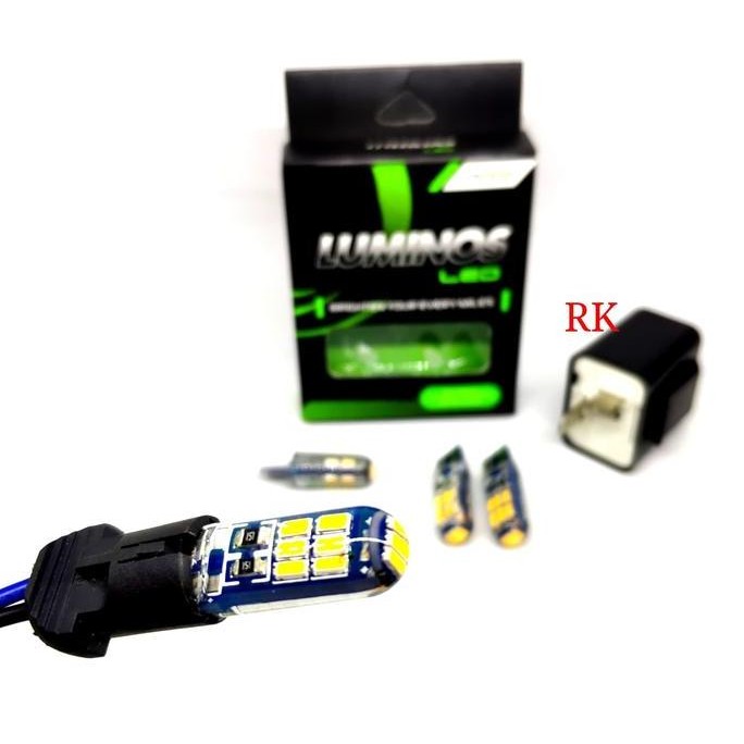 LAMPU SEIN MOTOR LED | LAMPU LED SEN T10 KUNING | PAKET LAMPU SIGN T10