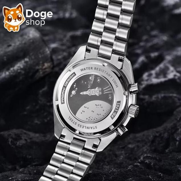 Ready  Pagani Design PD-1701 Chronograph VK63 Japan Movement Moonwatch Homage PD1701 Jam Tangan