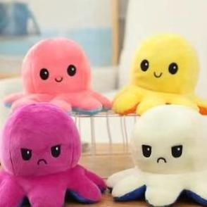 DI59 - BONEKA GURITA BOLAK BALIK oktopus mood import