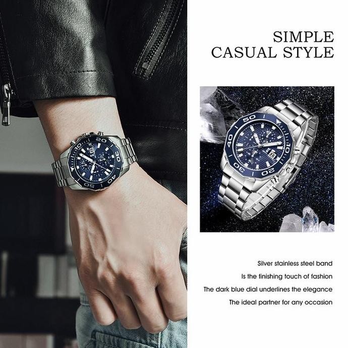 Ready  Jam Tangan Pria Ben Nevis Chrono Pria Terbaru