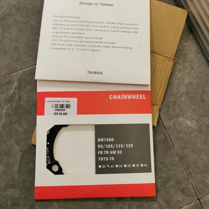 chanring crank crank mtb chain wheel Taiwan alloy 7075 bcd 104mm murah