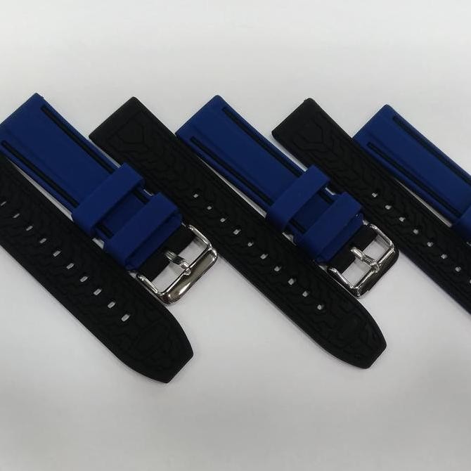Ready  Strap Silicone Rubber untuk Seiko Orient AC Expedition Fossil C Force