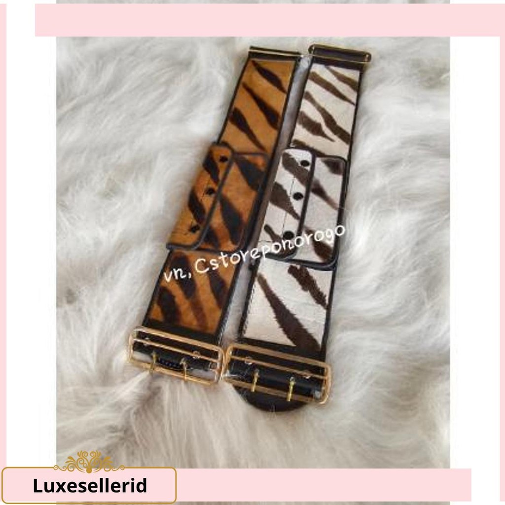 Grosir SABUK BOPO KULIT MOTIF MACAN 9 CM / Sabuk bopo anak / sabuk otok / reog / barongan / caplokan