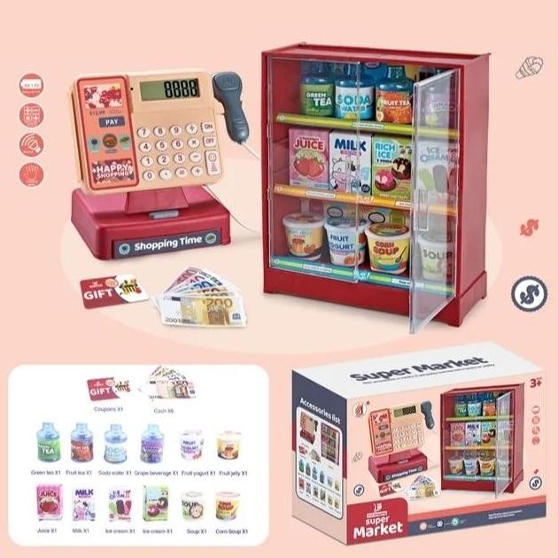 (Best) mesin kasir mainan super market kasir kasiran import