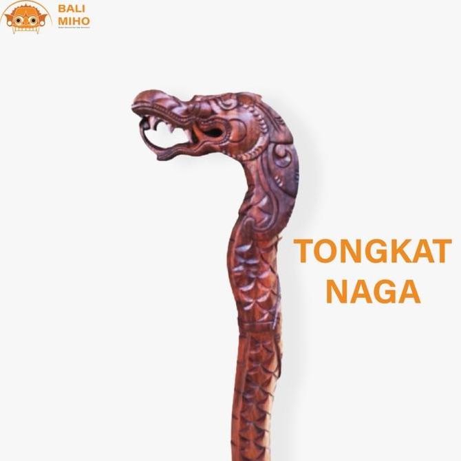 :=:=:=:=] Tongkat Naga Kayu Sono 1 meter - Tongkat Naga - Tongkat Kayu - Tongkat Kayu Naga