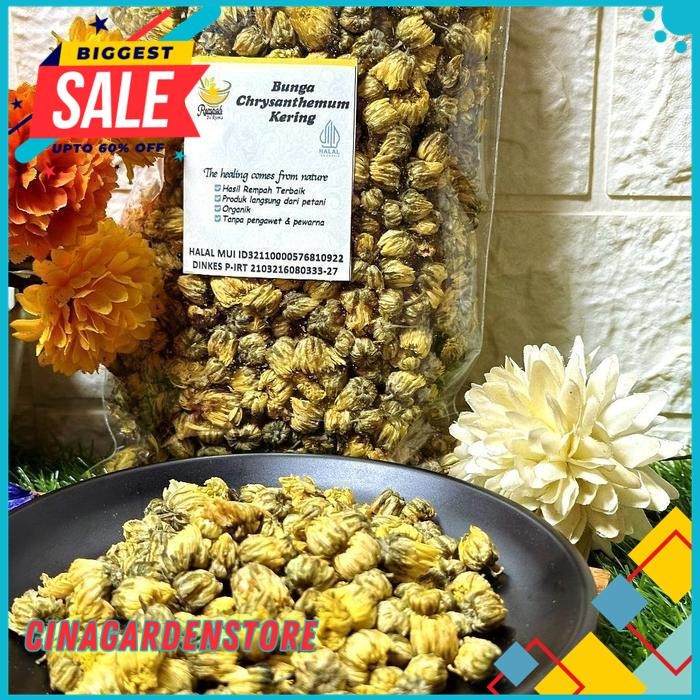 

HERBAL SIMPLISIA BUNGA KRISAN KERING BERAT PRODUK 10 GRAM KUALITAS PRODUK TERBAIK