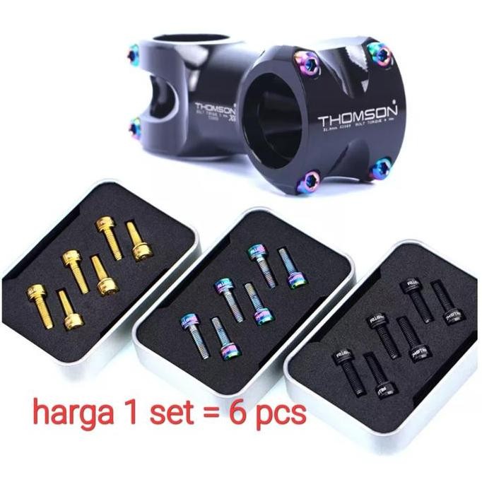 Baut Stem Titanium - Titanium Bolt Stem - Baut Stem Sepeda