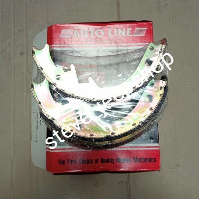kampas rem belakang brake shoes Autoline jeep CJ7