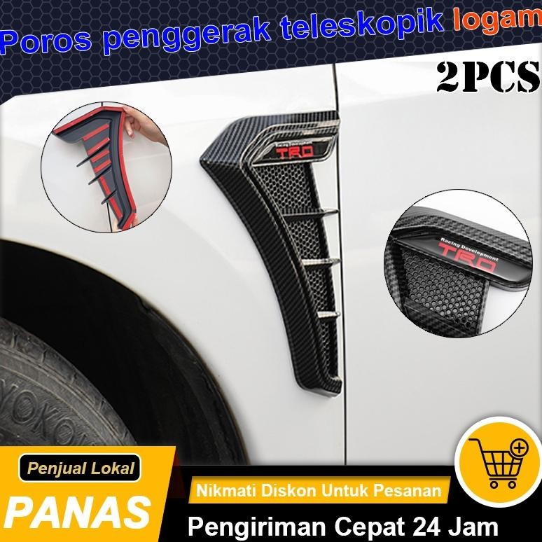 Nippy 2pcs Universal Eksterior Otomotif Aliran Udara Samping Mobil HD-717 Aliran Udara Samping Mobil