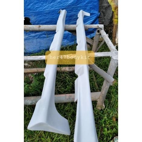 Bodykit samping agya trd