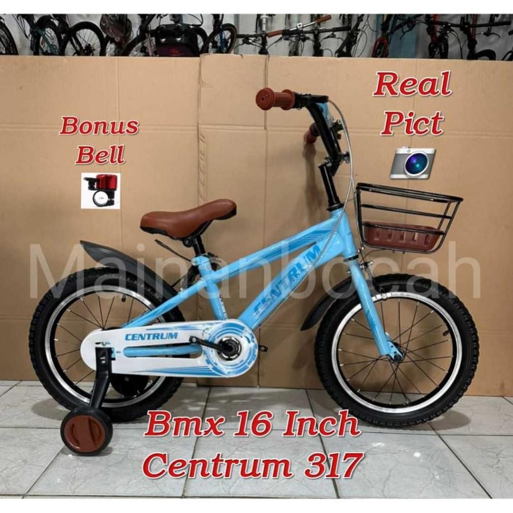 SEPEDA ANAK LAKI & PEREMPUAN BMX 16 INCH CENTRUM 317 TERBARU