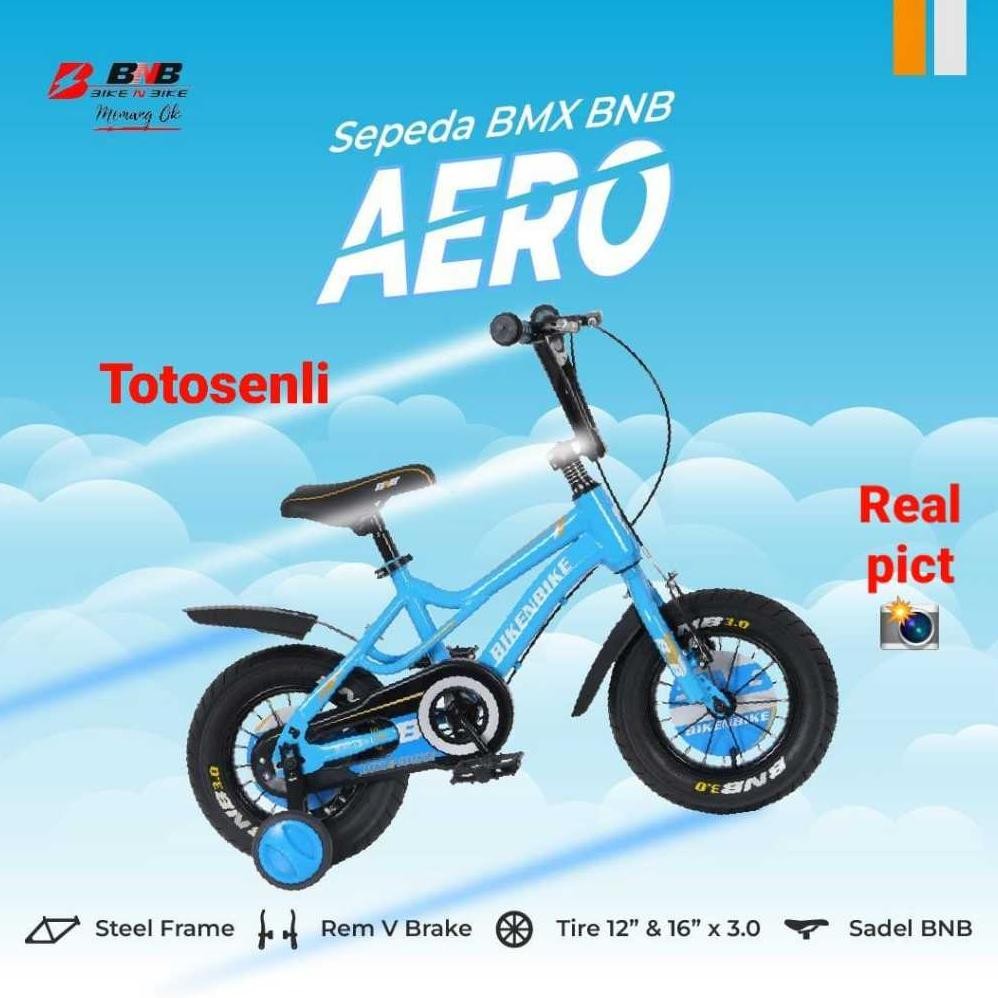 SEPEDA ANAK BMX 12 INCH AERO BY BNB SEPEDA ANAK LAKI LAKI