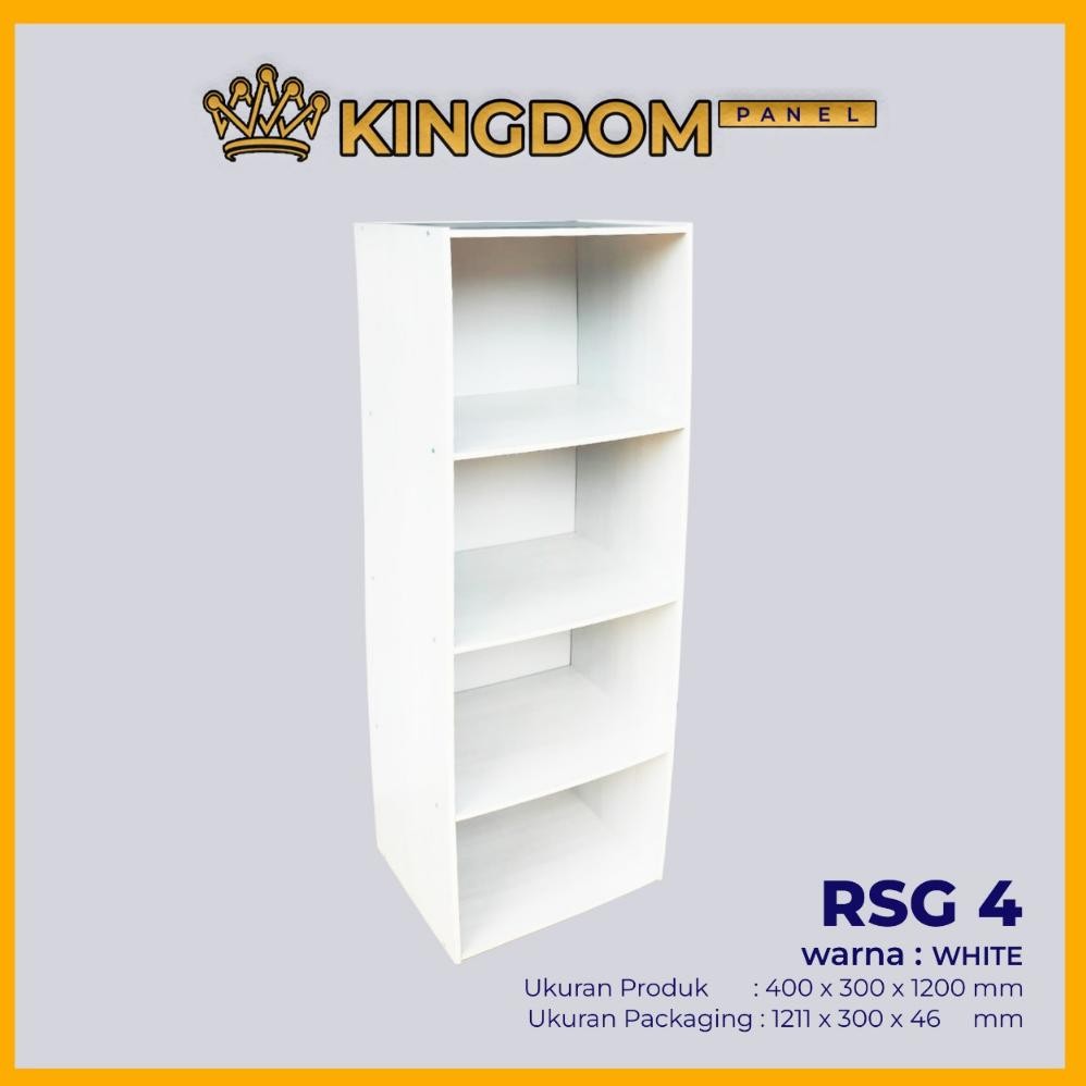 RAK SERBAGUNA / RAK SUSUN / RAK BUKU 2 3 4 SUSUN