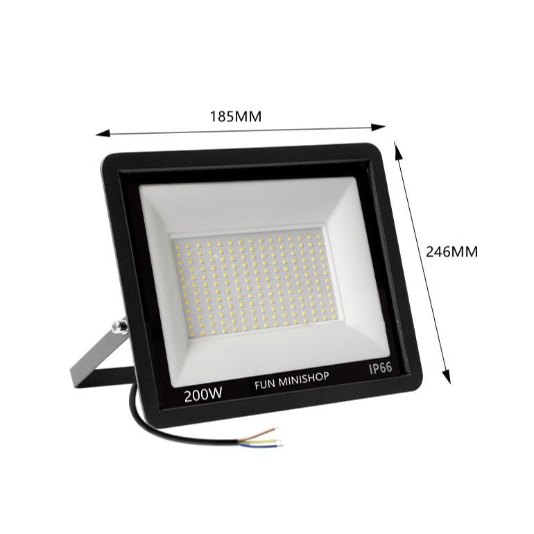 Fun Minishop Lampu Sorot 200W Floodlight 200W Lampu Tembak 200W Waterproof Ip66