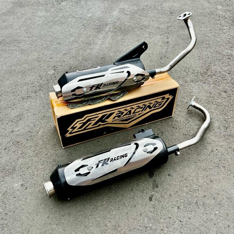 Knalpot Standar Racing Moncong Kenochi Fk Racing Beat Vario 125/150 Scoopy Mio Aerox Nmax