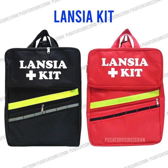 Produk Terbaik] Ransel Medis Lansia Kit Bag Tas Perlengkapan Medis Emergency Kit Tas P3K SAR