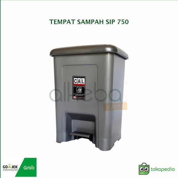 Tempat Sampah Kotak Besar Injak Pedal Shinpo 50 Liter 750 SIP Shinpoo