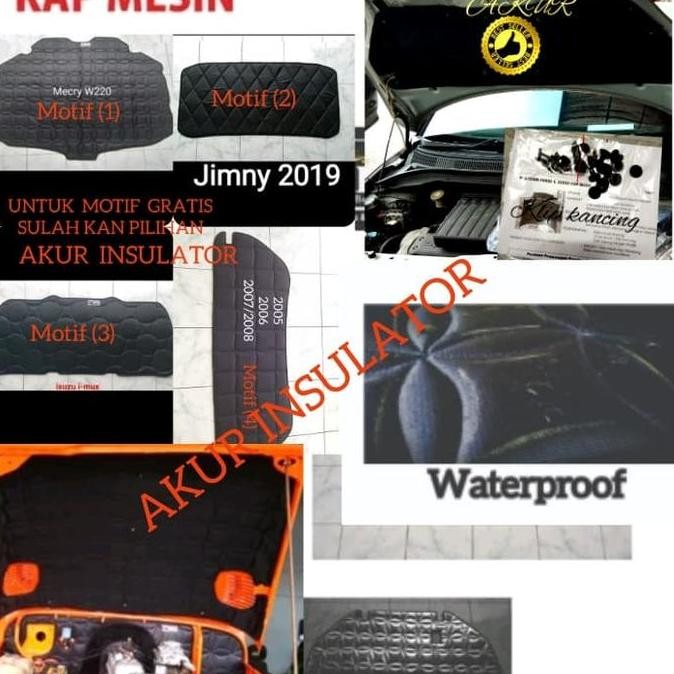 Peredam Panas Hitam kap mobil BMW e46 eklusif