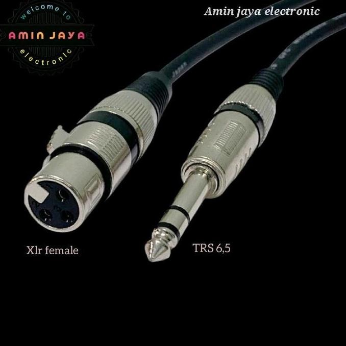 DF123 - Jack xlr female to jack trs akai stereo