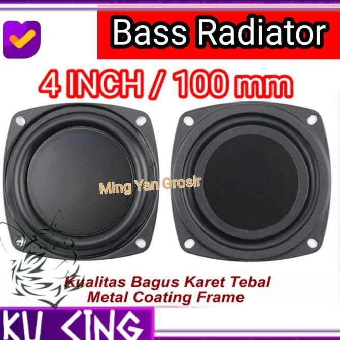 DY123 - Passive Bass Radiator 4 inch PBR 100mm Pasif Subwoofer Speaker Boombox