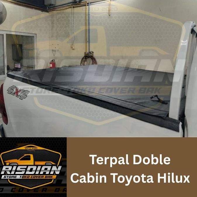 Cover bak Teal Penutup Bak Hilux Double Cabin