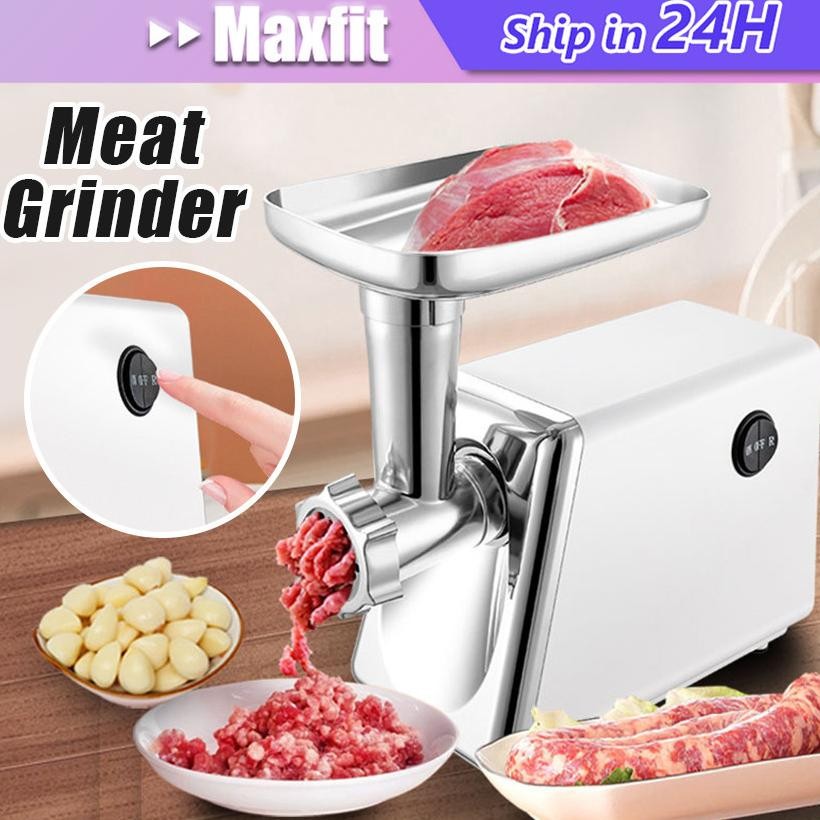 Mesin Giling Daging Listrik 300W 220V Dengan Daya Besar Serbaguna Mesin Gilingan Daging / Bumbu / Ba