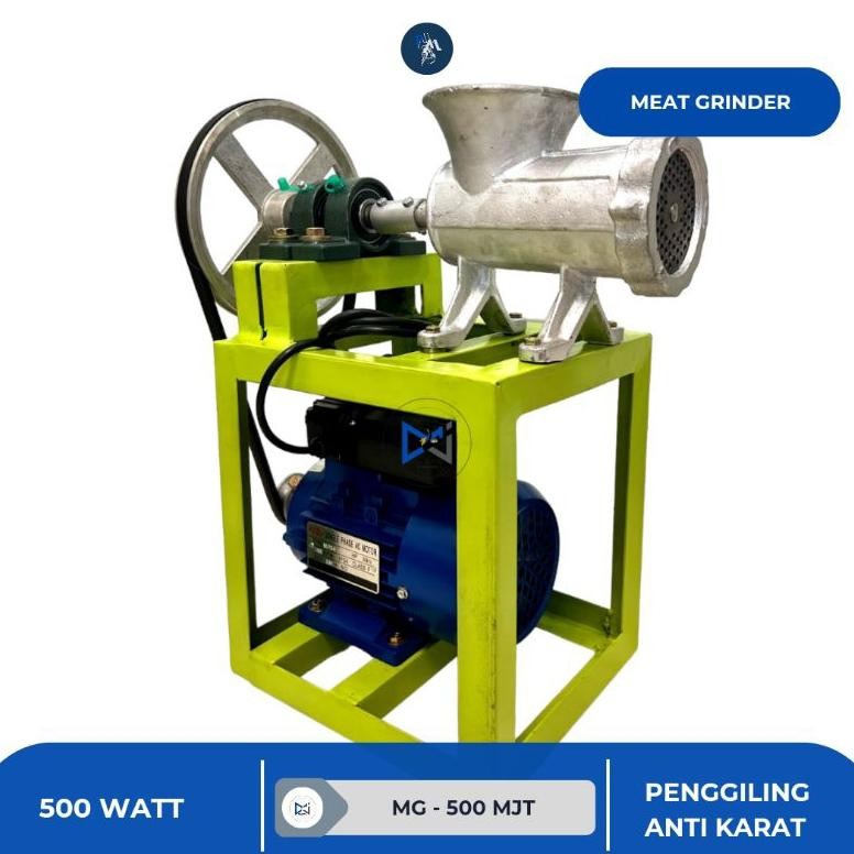 Penggilingan Daging Nomor 22 Penggerak Dinamo Listrik 1 Phase 1/2 HP/PK 500 Watt