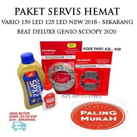 DF156>> PAKET SERVIS VARIO 125 150 LED NEW BEAT DELUXE 2021 GENIO SCOOPY 2021 VARIO 125 LED NEW PAKE