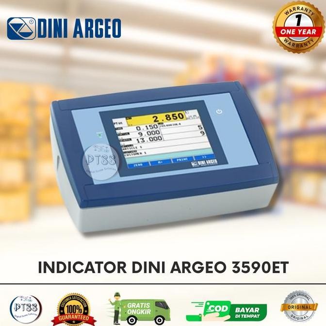 Indicator Timbangan Merk Dini Argeo 3590Et / Indikator Timbangan Digital Dini Argeo