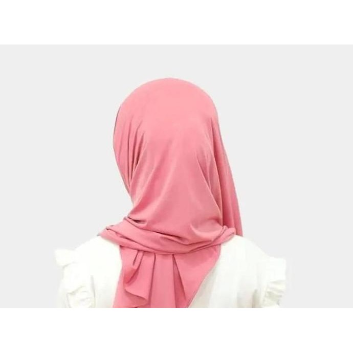 (Good) ALENA hijab instan tutup leher pashmina oval anti ribet simpel hijab jersi anak 5 sampai 12 t