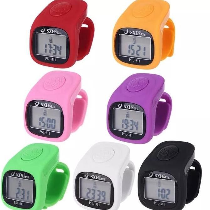 (Good) (SXH) SMART TASBIH DIGITAL PREMIUM 6 CHANEL + ALARM FLEKSIBEL + LED + JAM [60624]