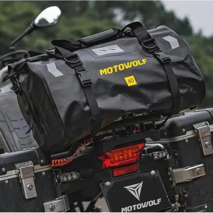 Dry Bag Motor Motowolf Mdl 0717 Tas Touring Traveling Waterproof 40L