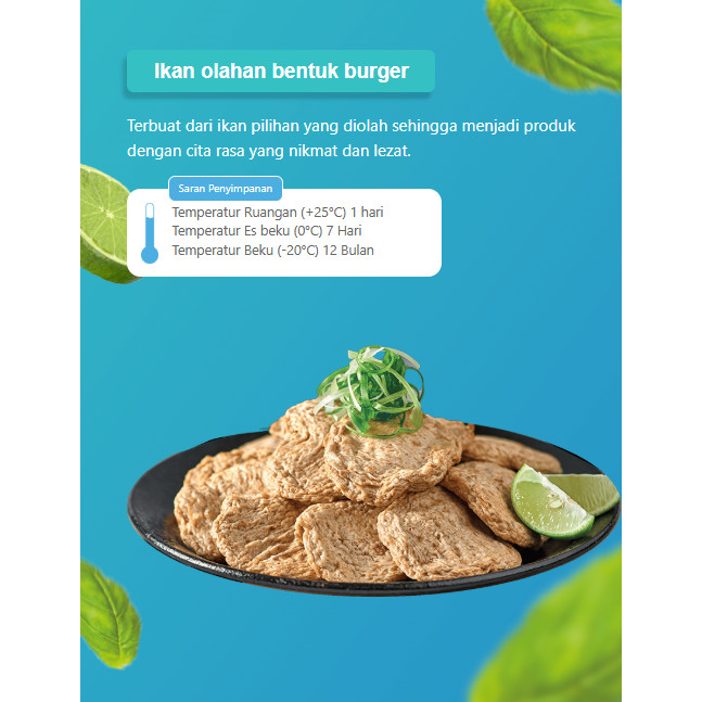 ILM TEMPURA BURGER 500 gram