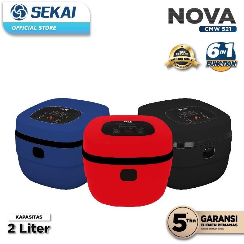 Sekai Rice Cooker Digital / Penanak Nasi Magic Com 2 L CMW 521 CMW521