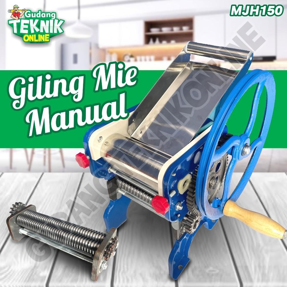 Mesin Gilingan Mie Pasta MANUAL MJH150 CARLTON / Noodle Maker Mesin Cetak Mie Giling Mie MJH 150 CAR