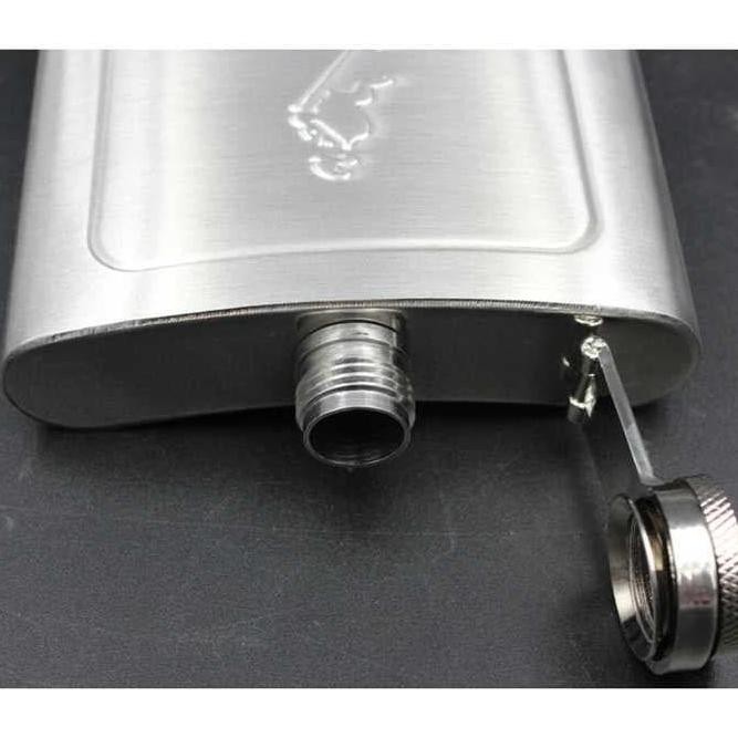 (Best) JW Botol Minum Unik Wine Bir Alkohol Hip Flask Stainless Steel