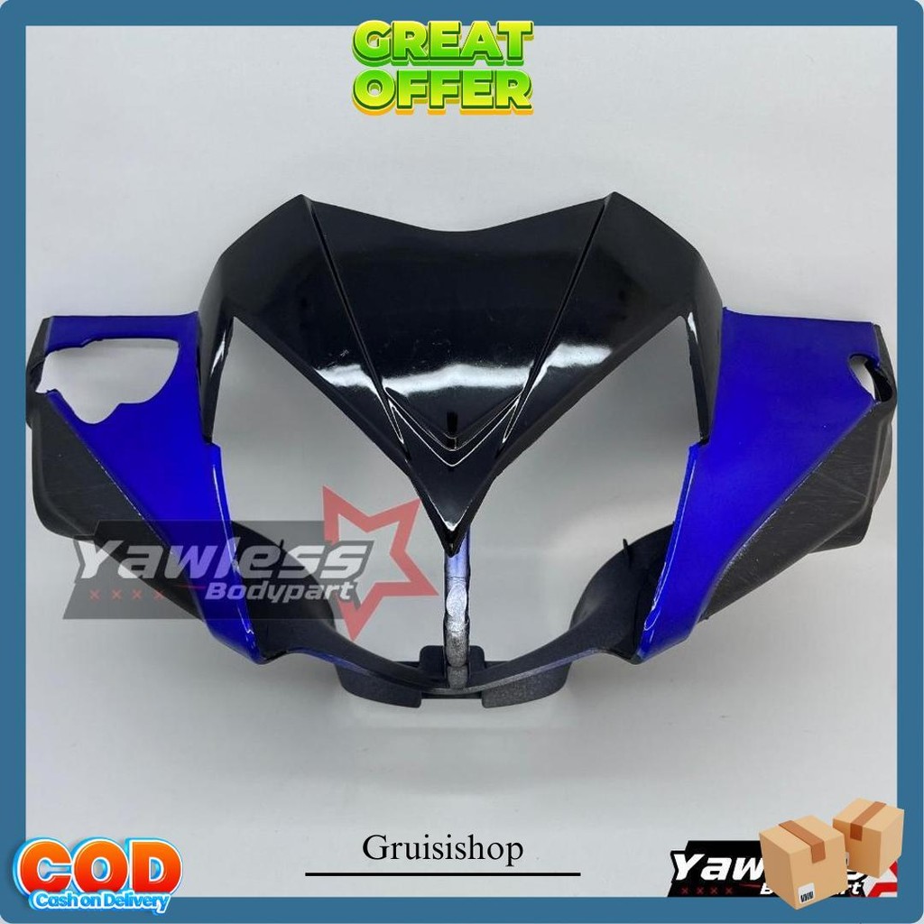 Batok Depan Supra X 125 Batman Warna Biru / Batok Lampu Supra X 125 Original Produk