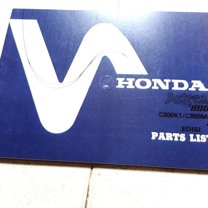 BEBAS ONGKIR - Buku part catalog Honda astrea 800