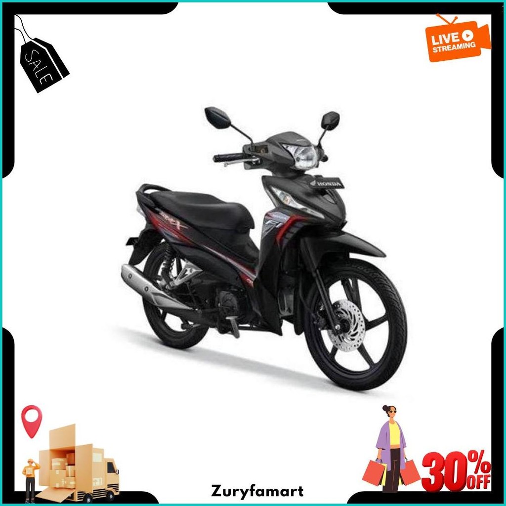 Totok Kepala Revo Fit Fi Revo Injeksi Hitam Komplit / Batok Honda Revo Fi Original Produk