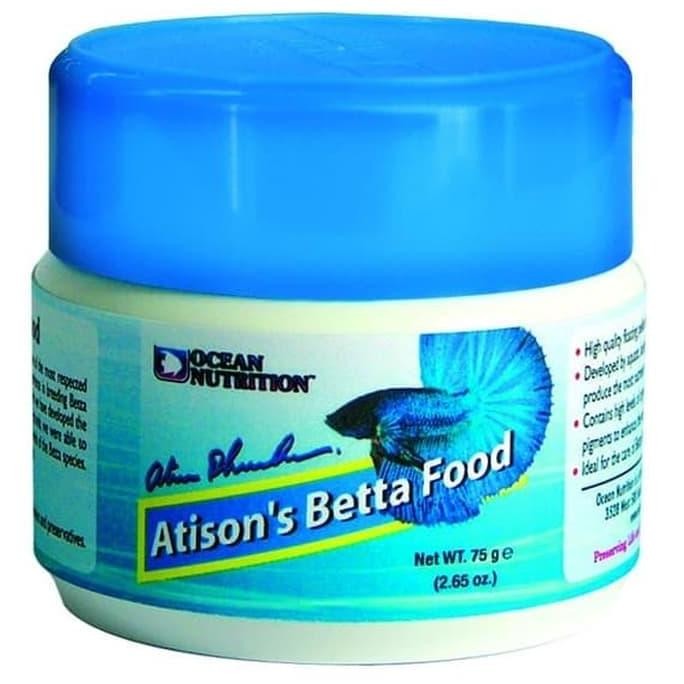 BEBAS ONGKIR - Ocean Nutrition Atison's Betta Food 75 gram