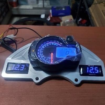 SPEEDOMETER DIGITAL KOSO RX2N NINJA RR NEW OLD PLUS TATAKAN ALUMUNIUM Original