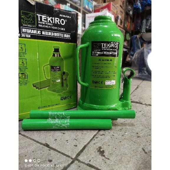 dongkrak botol TEKIRO 20ton/dongkrak mobil TEKIRO 20ton hydraulic welded bottle jack