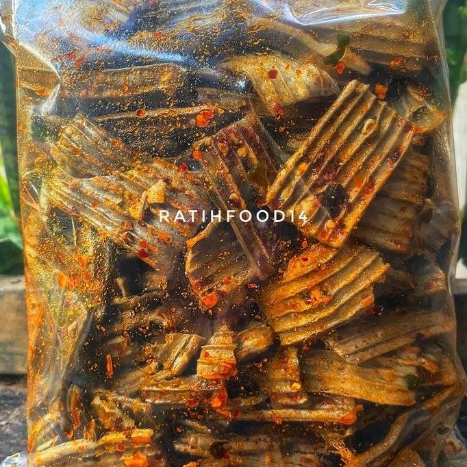 

New kerupuk jengkol pedas 500gr/ seblak bantat