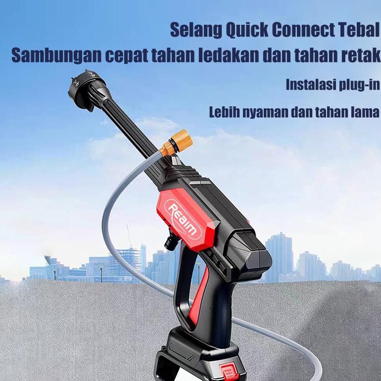 As23 Reaim 788V Alat Cuci Mobil 150Bar Jet Cleaner Mesin Cuci Mobil Isi Ulang Pistol Air Listrik Mes