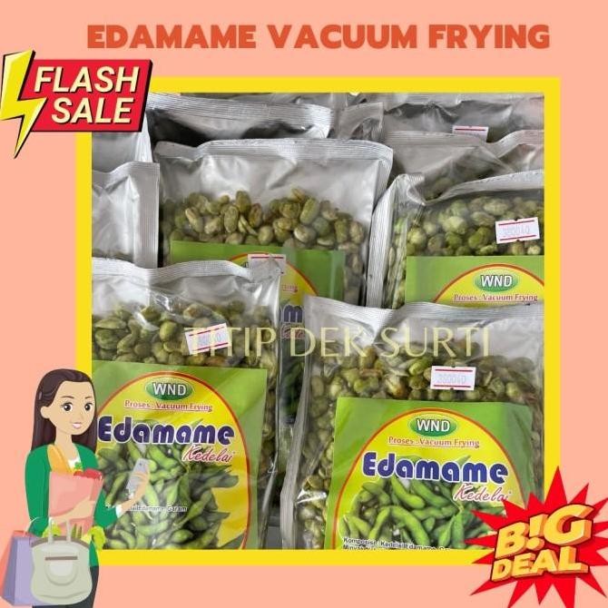 (Good) Edamame Crispy Oven/ Vacuum Frying Asli Jember 250gr