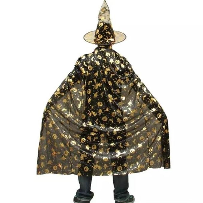 JUBAH PENYIHIR BAJU HARRY POTTER HOGWARTS HALLOWEEN NENEK SIHIR SULAP ZS