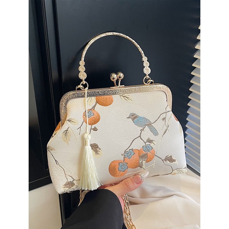 Palace Style New Chinese Style Handheld Crossbody Bag