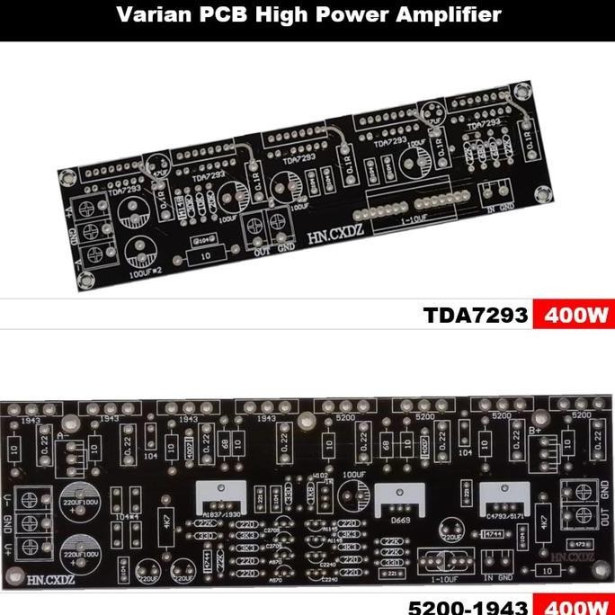PCB HIGH-POWER AMPLIFIER IC TDA7293/TDA7294 TRANSISTOR 2SC5200/2SA1943