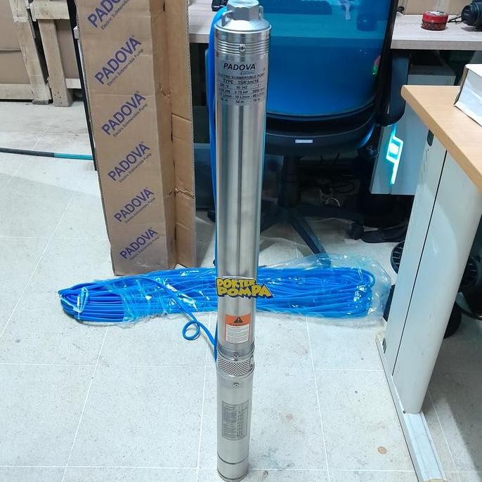 #####] SUBMERSIBLE SUMUR DALAM - PADOVA 0.55KW 0.75HP - 3SR3m/16 - DEEPWELL