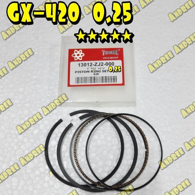 Buruan serbu] GX 420 - 025 Ring Piston Seher Honda GX420 GX-420 size 0.25